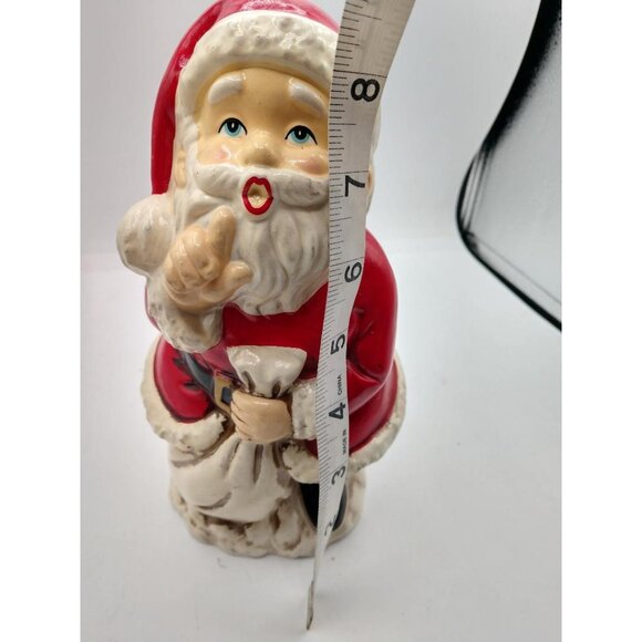 Vintage Ceramic Santa Claus Figurine 1960s Japan Exclusive KS Collection 8 Inche - Picture 4 of 6